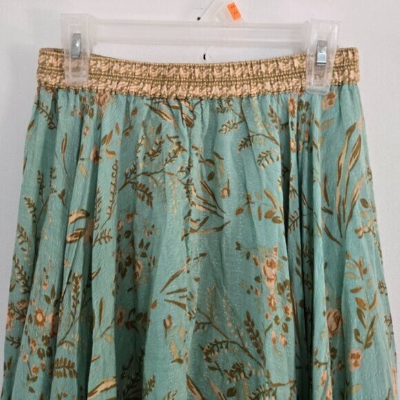 Spell and the Gypsy Collective Maisie Vintage Turquoise High low Skirt Small b96 - Picture 6 of 9